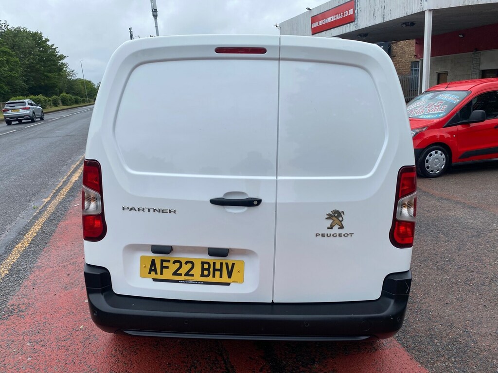 Peugeot Partner 1000 1.5 Bluehdi 100 Professional Prem Van 6 Spd White #5