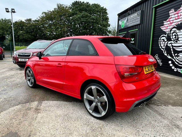 Audi A1 Tdi Black Edition Hatchback Red #3