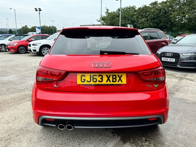 Audi A1 Tdi Black Edition Hatchback Red #4