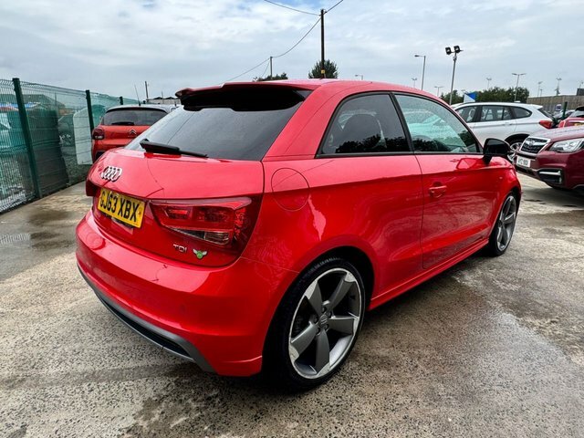 Audi A1 Tdi Black Edition Hatchback Red #5