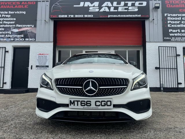 Mercedes-Benz CLA Class 2.1 Cla200d Amg Line Coupe Euro White #2