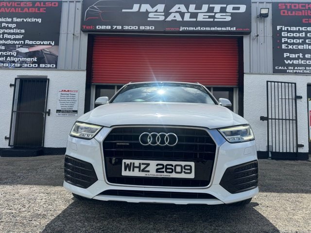 Audi Q3 2.0 Tdi S Line Plus Suv Quattro WHZ2609 White #3
