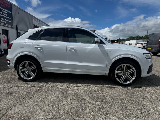 Audi Q3 2.0 Tdi S Line Plus Suv Quattro WHZ2609 White #5