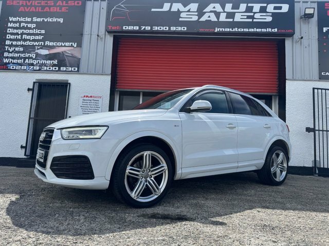 Audi Q3 2.0 Tdi S Line Plus Suv Quattro WHZ2609 White #2