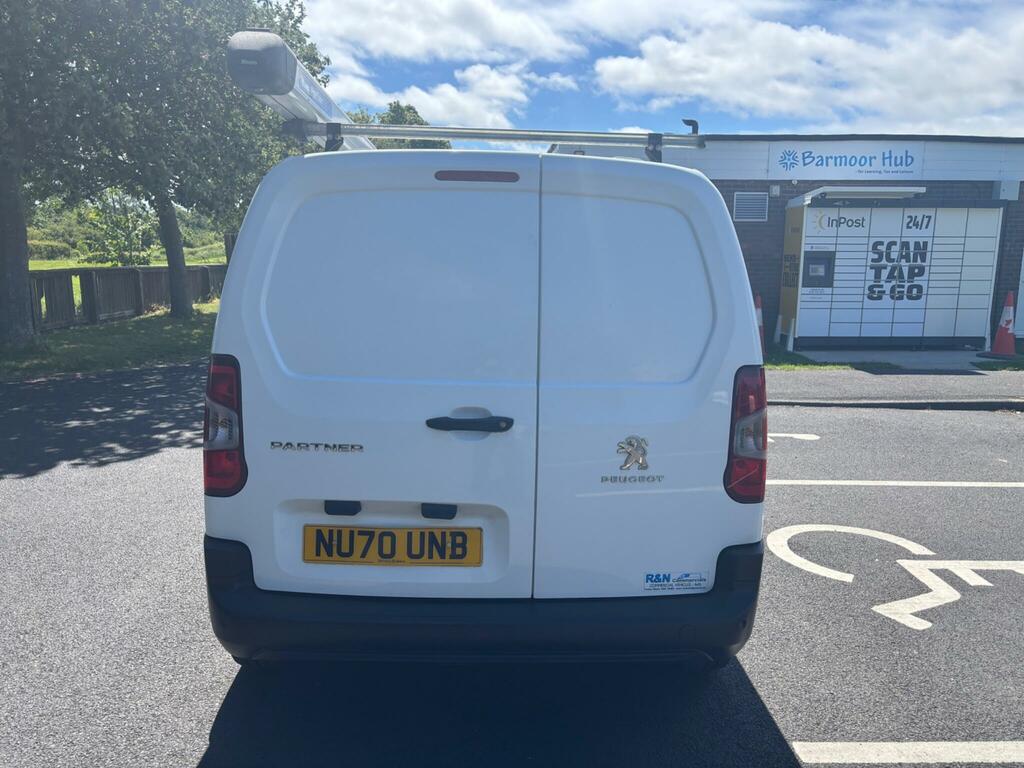 Peugeot Partner 1.5 Bluehdi 1000 Professional Standard Panel Van S White #6