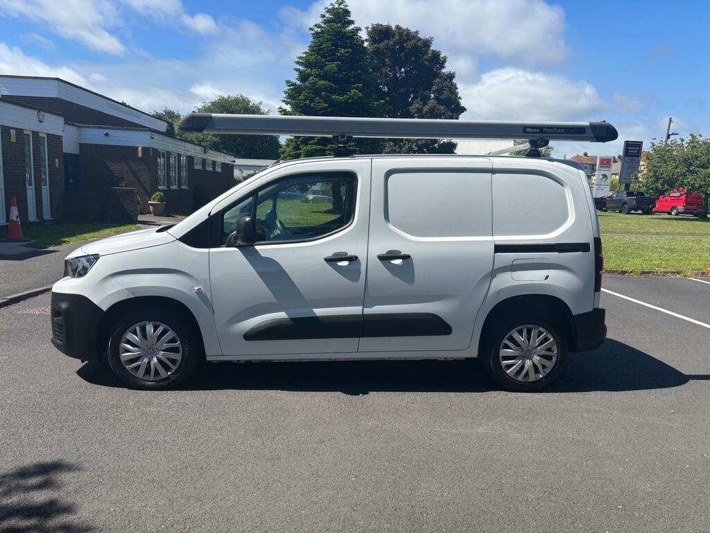Peugeot Partner 1.5 Bluehdi 1000 Professional Standard Panel Van S White #4