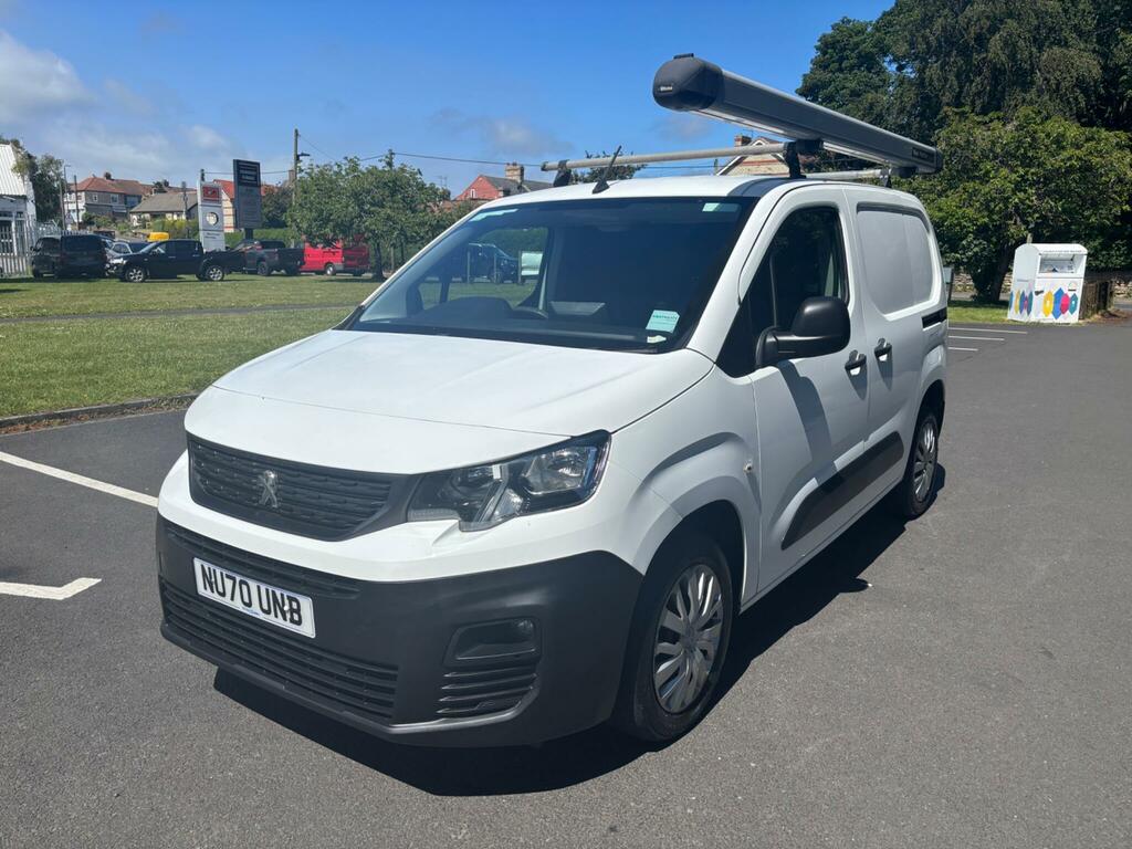 Peugeot Partner 1.5 Bluehdi 1000 Professional Standard Panel Van S White #3