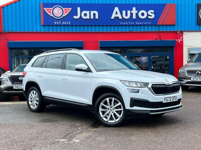 Skoda Kodiaq 2022 1.5 Tsi Act Se Dsg Euro 6 Ss 7 Seat White