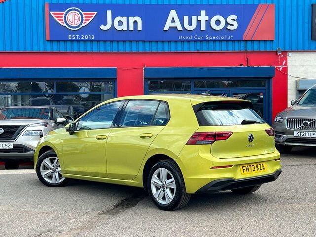 Volkswagen Golf 2024 1.0 Etsi Mhev Life Dsg Euro 6 Ss FH73KZA Yellow #2