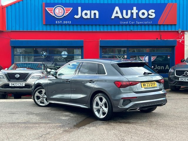 Audi A3 2023 1.0 Tfsi 30 S Line Sportback S Tronic Euro 6 MK23DYP Grey #2