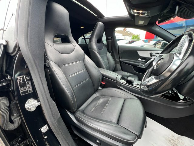 Mercedes-Benz CLA Class 2021 1.3 Cla180 Amg Line Premium Plus 2 Coupe 7G Black #4