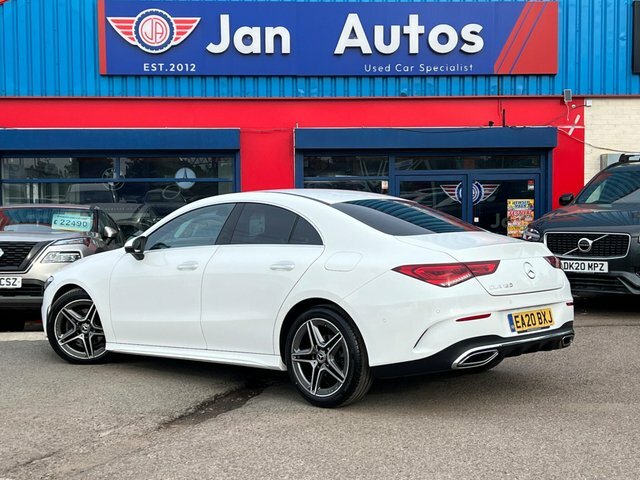 Mercedes-Benz CLA Class 2020 1.3 Cla180 Amg Line Premium 2 Coupe 7G-dct White #2