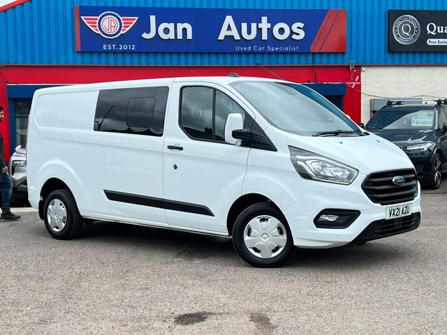 Ford Transit Custom 2021 2.0 300 Ecoblue Trend Crew Van L2 H1 Euro 6 5 White