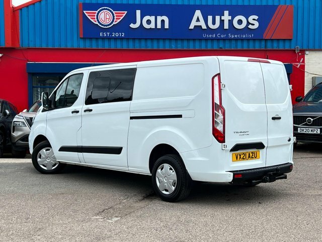 Ford Transit Custom 2021 2.0 300 Ecoblue Trend Crew Van L2 H1 Euro 6 5 White #2