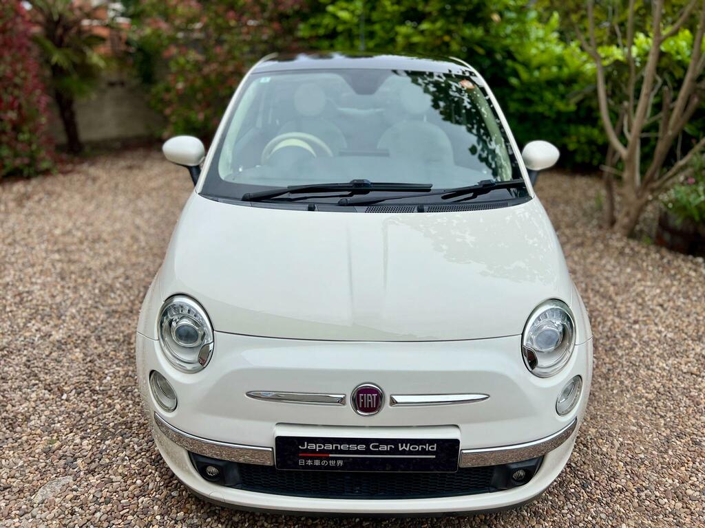 Fiat 500 Lounge White #3