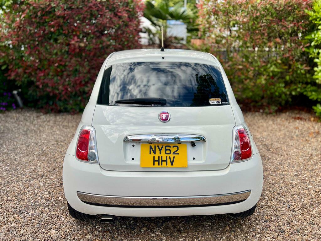 Fiat 500 Lounge White #6