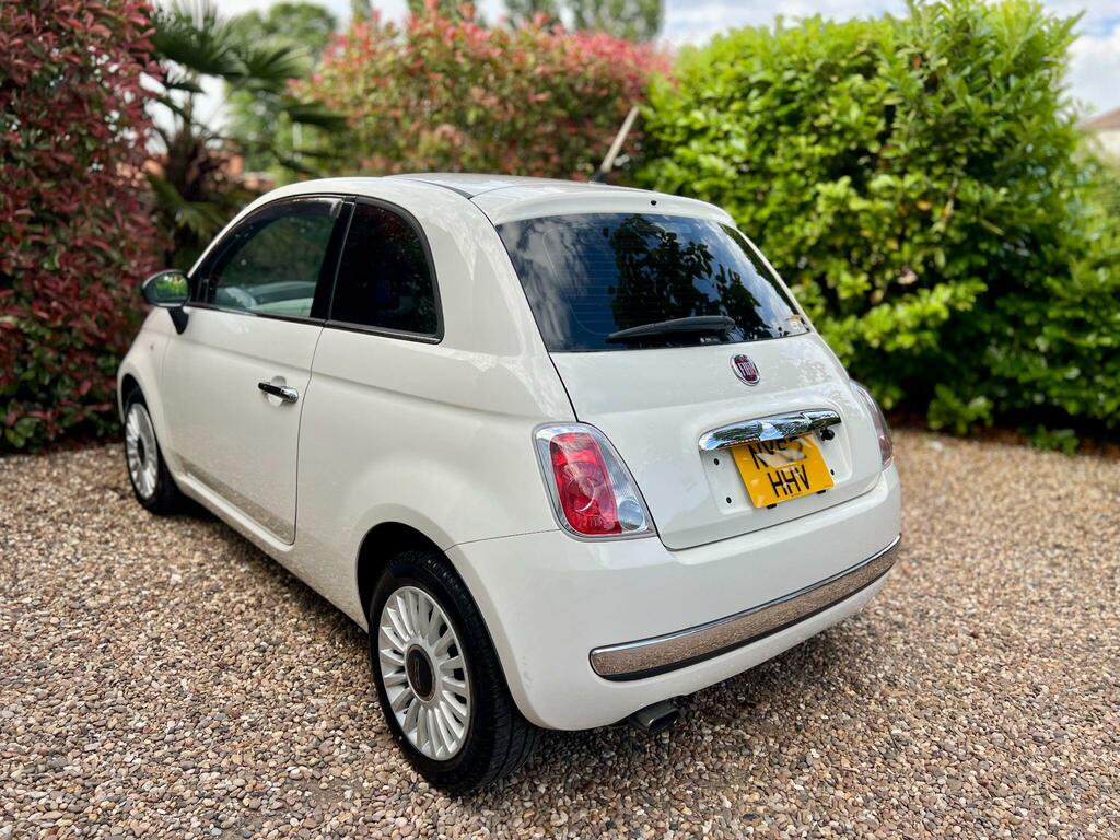 Fiat 500 Lounge White #5