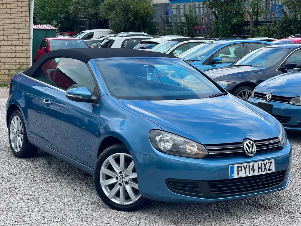 Volkswagen Golf 1.6 Tdi Bluemotion Tech Se Cabriolet Euro 5 Ss Blue #4