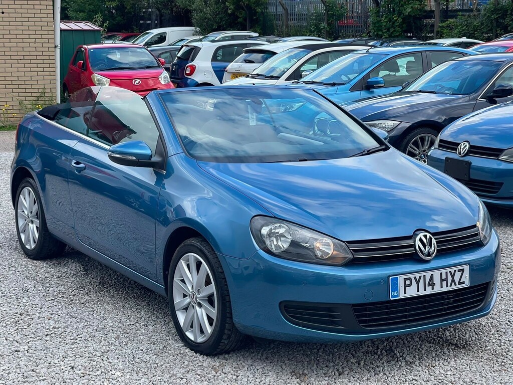 Volkswagen Golf 1.6 Tdi Bluemotion Tech Se Cabriolet Euro 5 Ss Blue #2