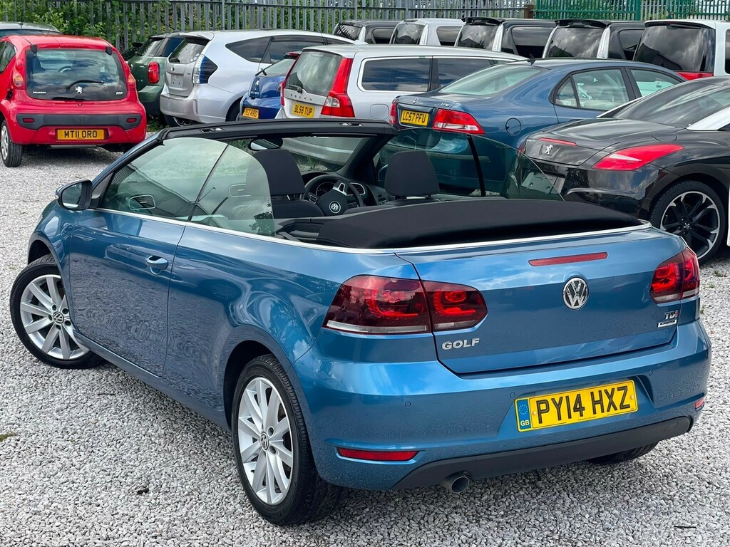 Volkswagen Golf 1.6 Tdi Bluemotion Tech Se Cabriolet Euro 5 Ss Blue #5
