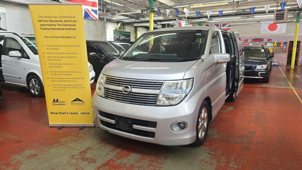 Nissan Elgrand Mpv 2.5 Highway Star 360 View Ulez Free 200808 Silver