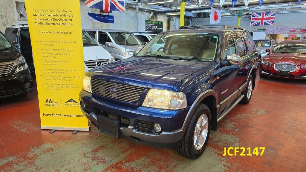 Ford Explorer Suv 4.0 Xlt 7 Seats Leather Low Mileage 200505 Blue
