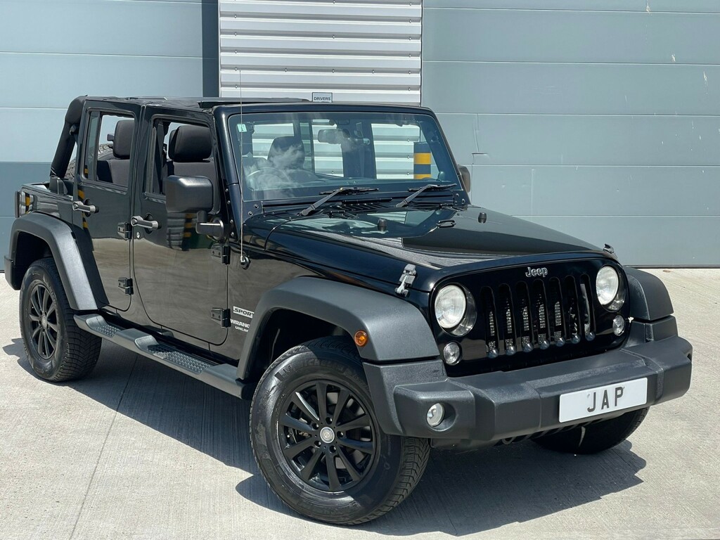Jeep Wrangler 3.6 V6 Sport Unlimited Hardtop Convertible Black #3
