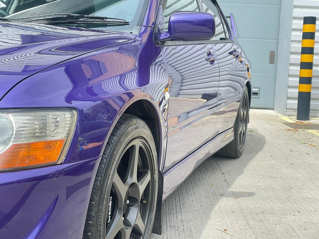 Mitsubishi Lancer Evo 8 VIII Fq300 Number 27 Uk Car Stunning Custo Purple #3