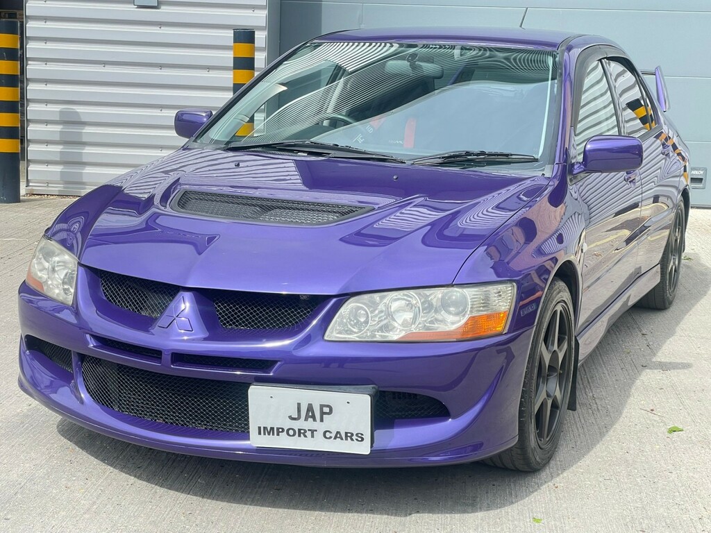 Mitsubishi Lancer Evo 8 VIII Fq300 Number 27 Uk Car Stunning Custo Purple #2