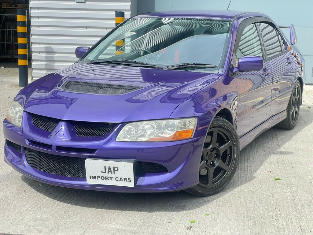 Mitsubishi Lancer Evo 8 VIII Fq300 Number 27 Uk Car Stunning Custo Purple