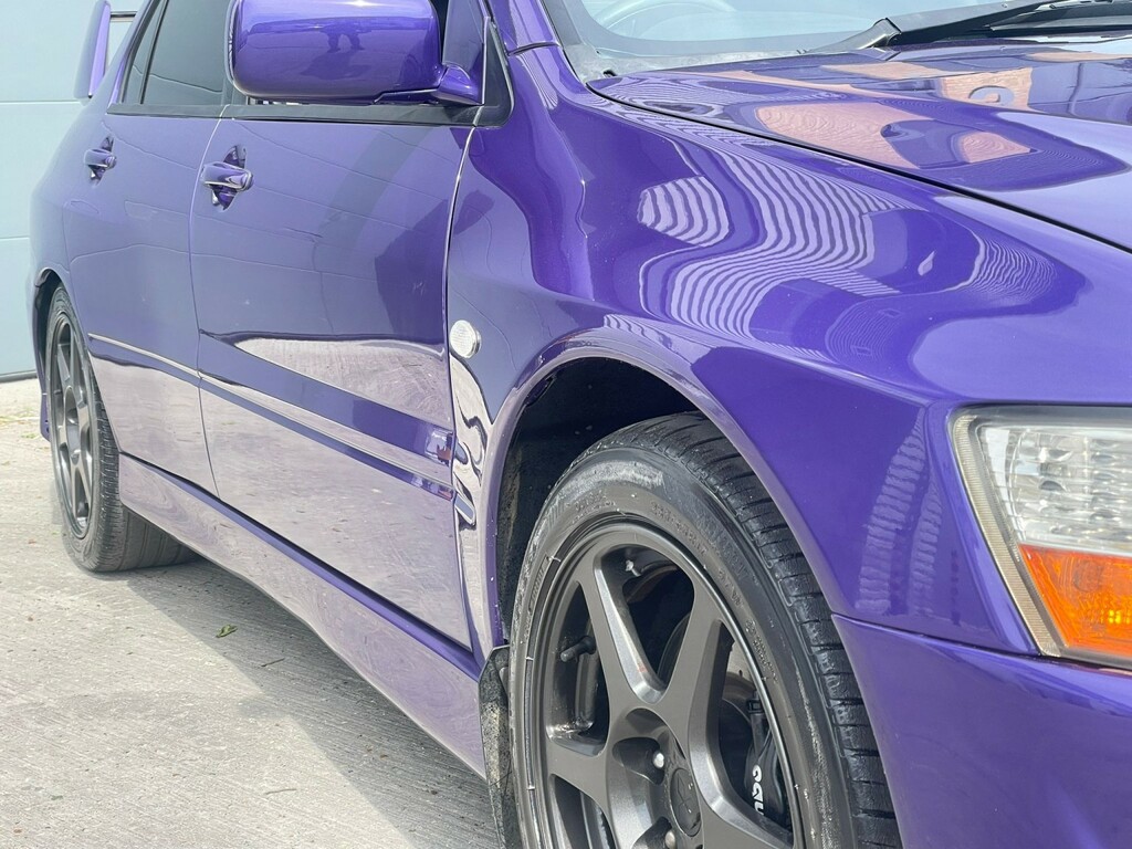 Mitsubishi Lancer Evo 8 VIII Fq300 Number 27 Uk Car Stunning Custo Purple #4