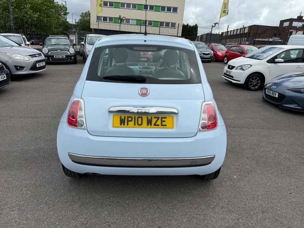 Fiat 500 Hatchback 1.2 Pop Euro 5 Ss 201010 WP10WZE Blue #4