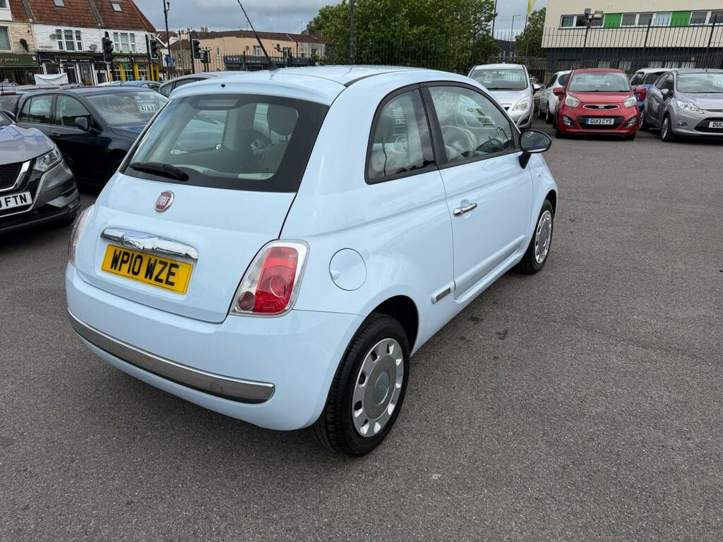 Fiat 500 Hatchback 1.2 Pop Euro 5 Ss 201010 WP10WZE Blue #3