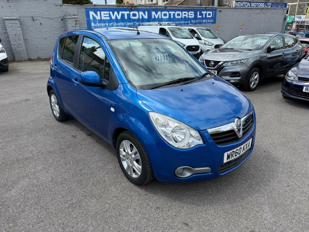 Vauxhall Agila Mpv 1.2 Vvt Ecoflex Se Euro 5 201060 Blue