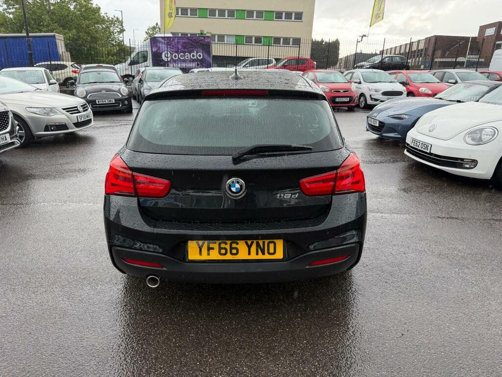 BMW 1 Series 1.5 116D M Sport Euro 6 Ss Black #4