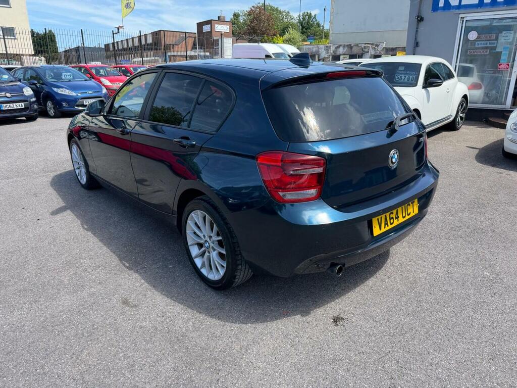 BMW 1 Series Hatchback 1.6 116I Sport Euro 6 Ss 201464 VA64UCT Blue #5
