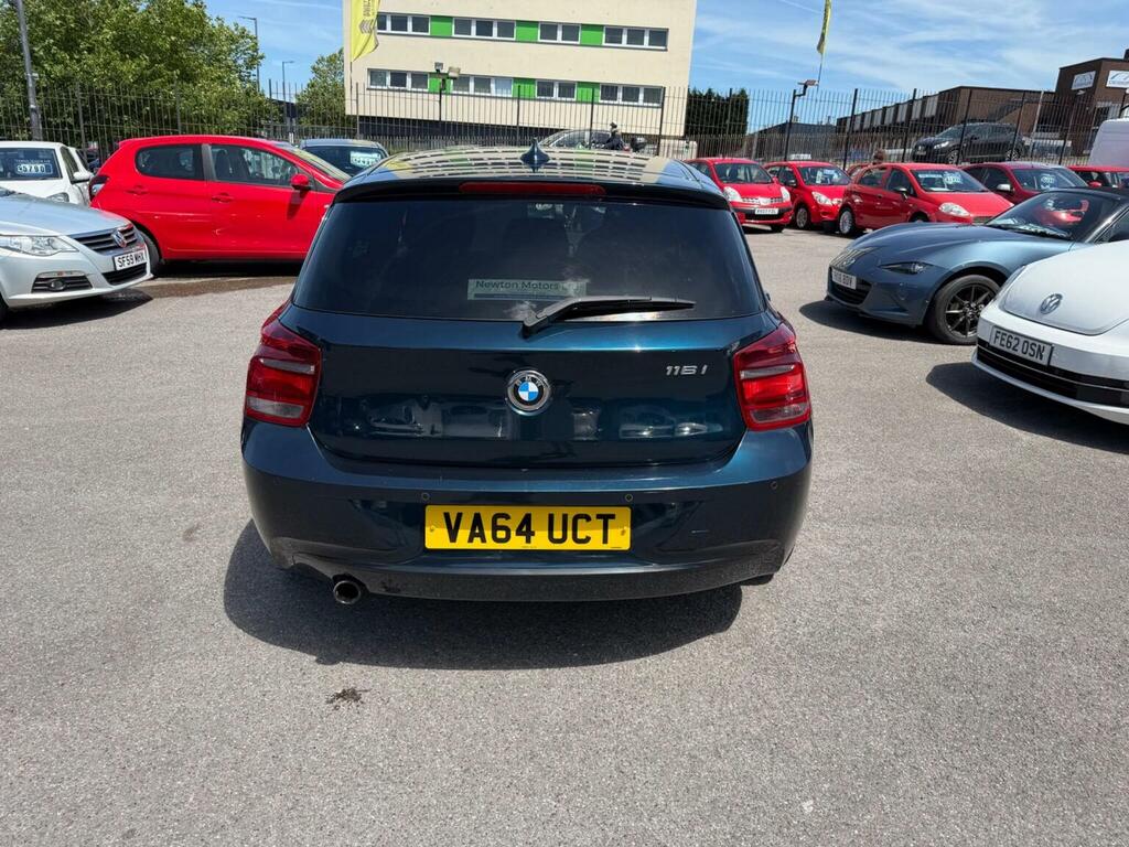 BMW 1 Series Hatchback 1.6 116I Sport Euro 6 Ss 201464 VA64UCT Blue #4