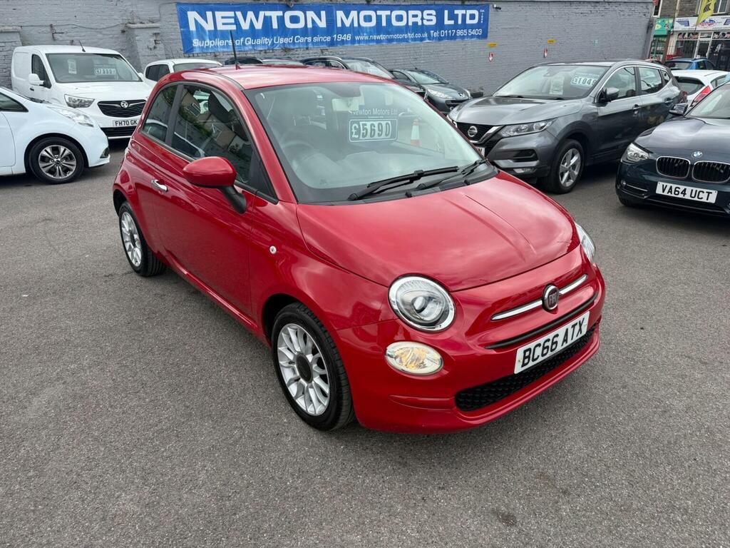 Fiat 500 Hatchback 1.2 Eco Pop Star Euro 6 Ss 2016 Red