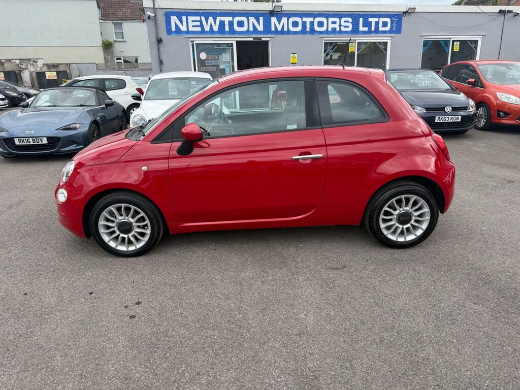 Fiat 500 Hatchback 1.2 Eco Pop Star Euro 6 Ss 2016 BC66ATX Red #6