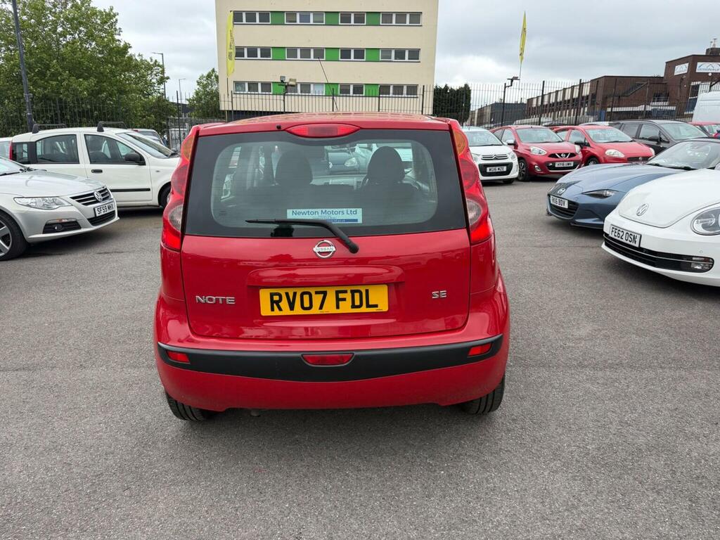 Nissan Note Hatchback 1.6 16V Se 200707 Red #4
