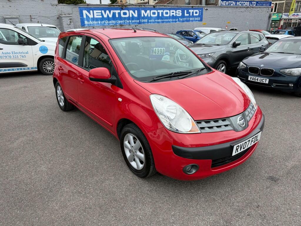 Nissan Note Hatchback 1.6 16V Se 200707 Red