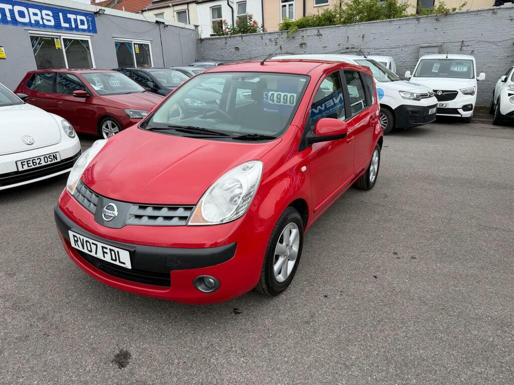 Nissan Note Hatchback 1.6 16V Se 200707 Red #6