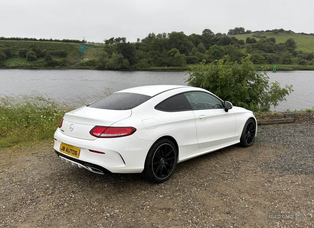 Mercedes-Benz C Class C220d Amg Line LL17ZVT White #5