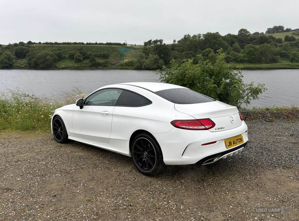 Mercedes-Benz C Class C220d Amg Line LL17ZVT White #6