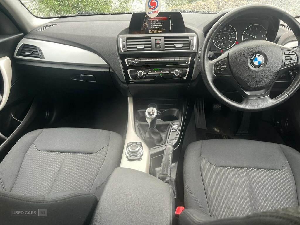 BMW 1 Series 116D Efficientdynamics Plus YH66BVL Black #3