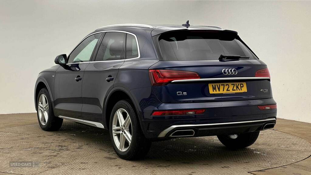 Audi Q5 40 Tdi Quattro S Line S Tronic MV72ZKP Blue #2