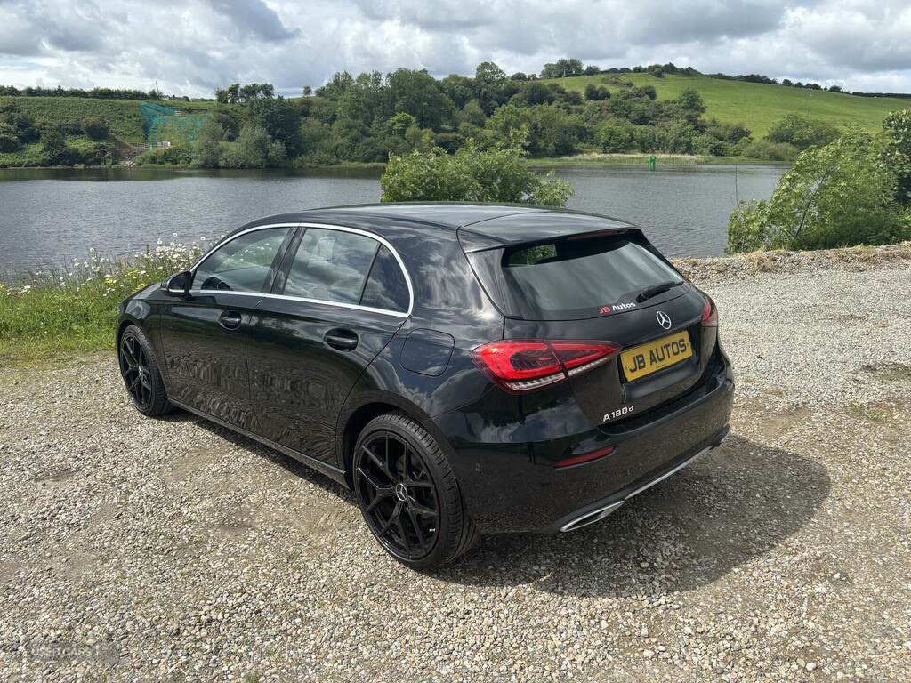 Mercedes-Benz A Class A180d Sport Executive YT68EWU Black #3