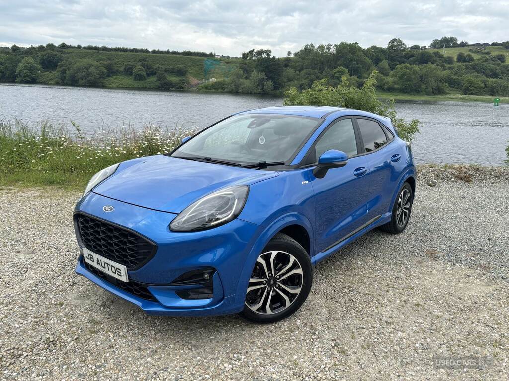 Ford Puma 1.0 Ecoboost Hybrid Mhev St-line AY70HWJ Blue #2