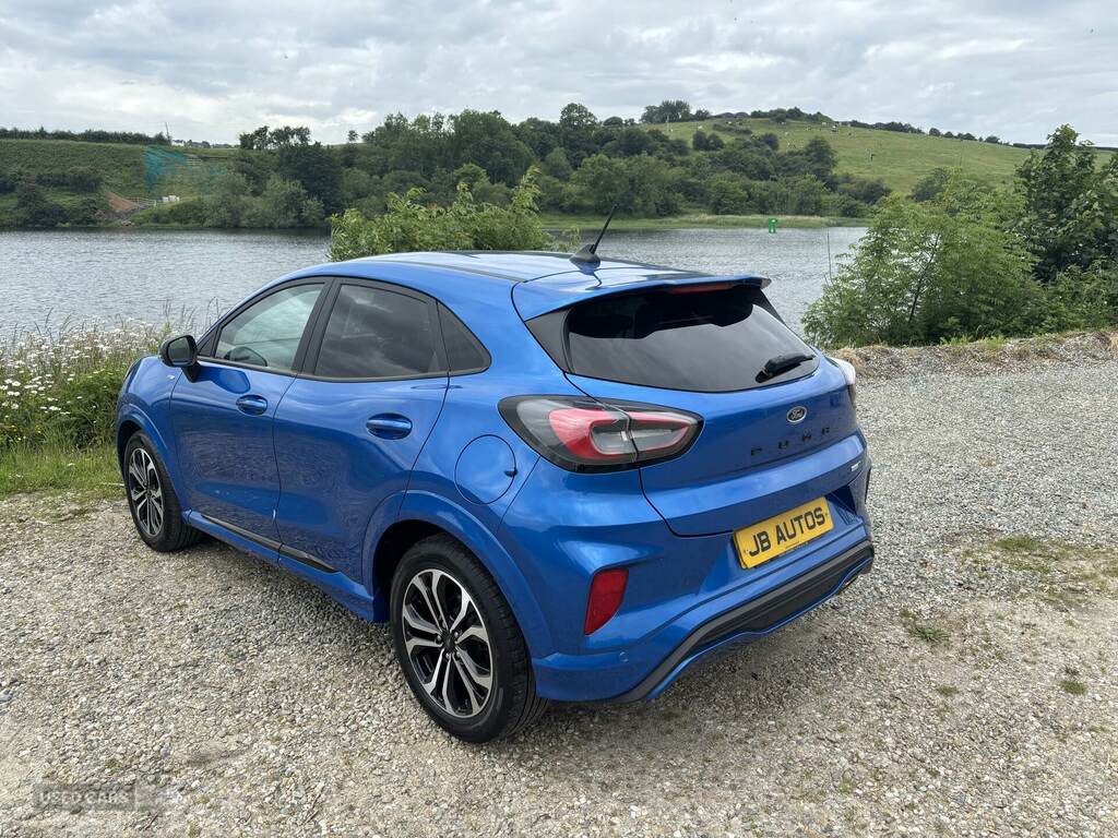 Ford Puma 1.0 Ecoboost Hybrid Mhev St-line AY70HWJ Blue #3