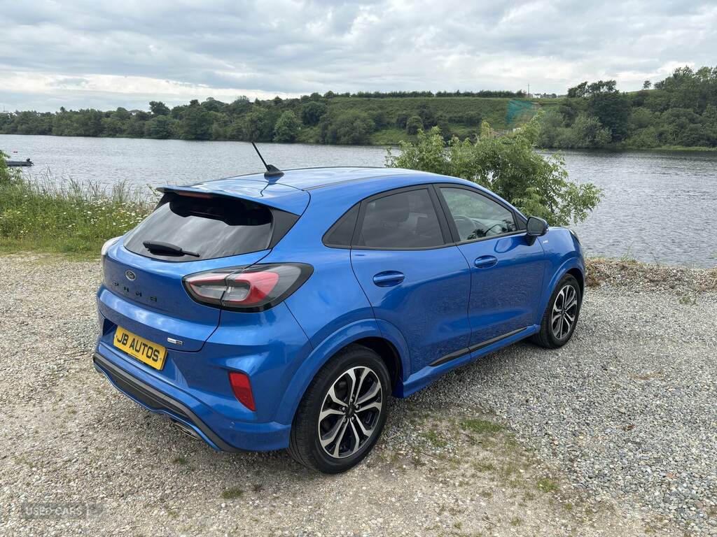 Ford Puma 1.0 Ecoboost Hybrid Mhev St-line AY70HWJ Blue #4